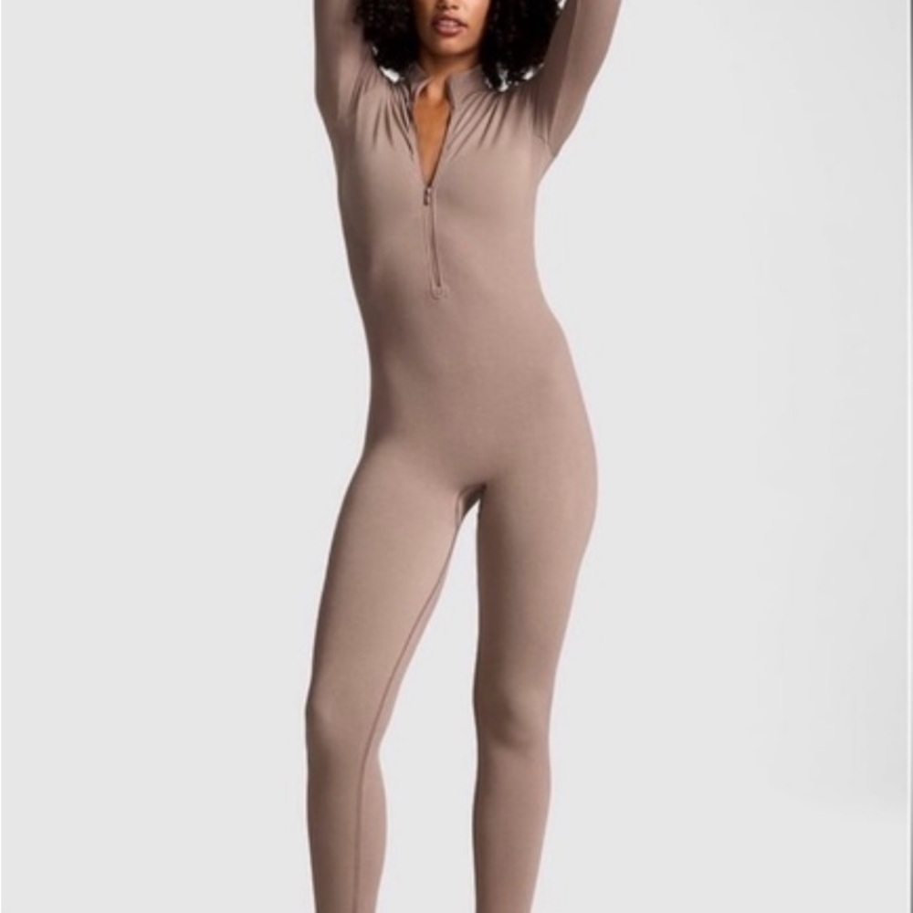 PINK Victoria's Secret Tan Jumpsuit